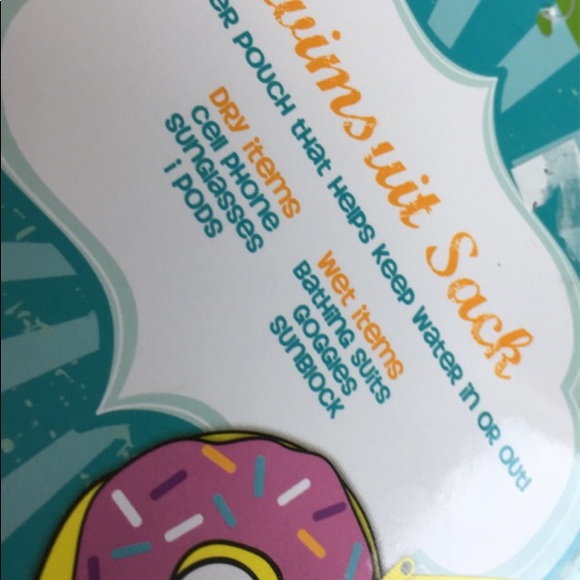 9” pouch zipper sack Sprinkle Donut makeup bag or? - Picture 3 of 5